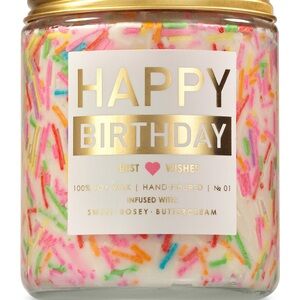 NWT Lovery Happy Birthday Candle, 7 oz.